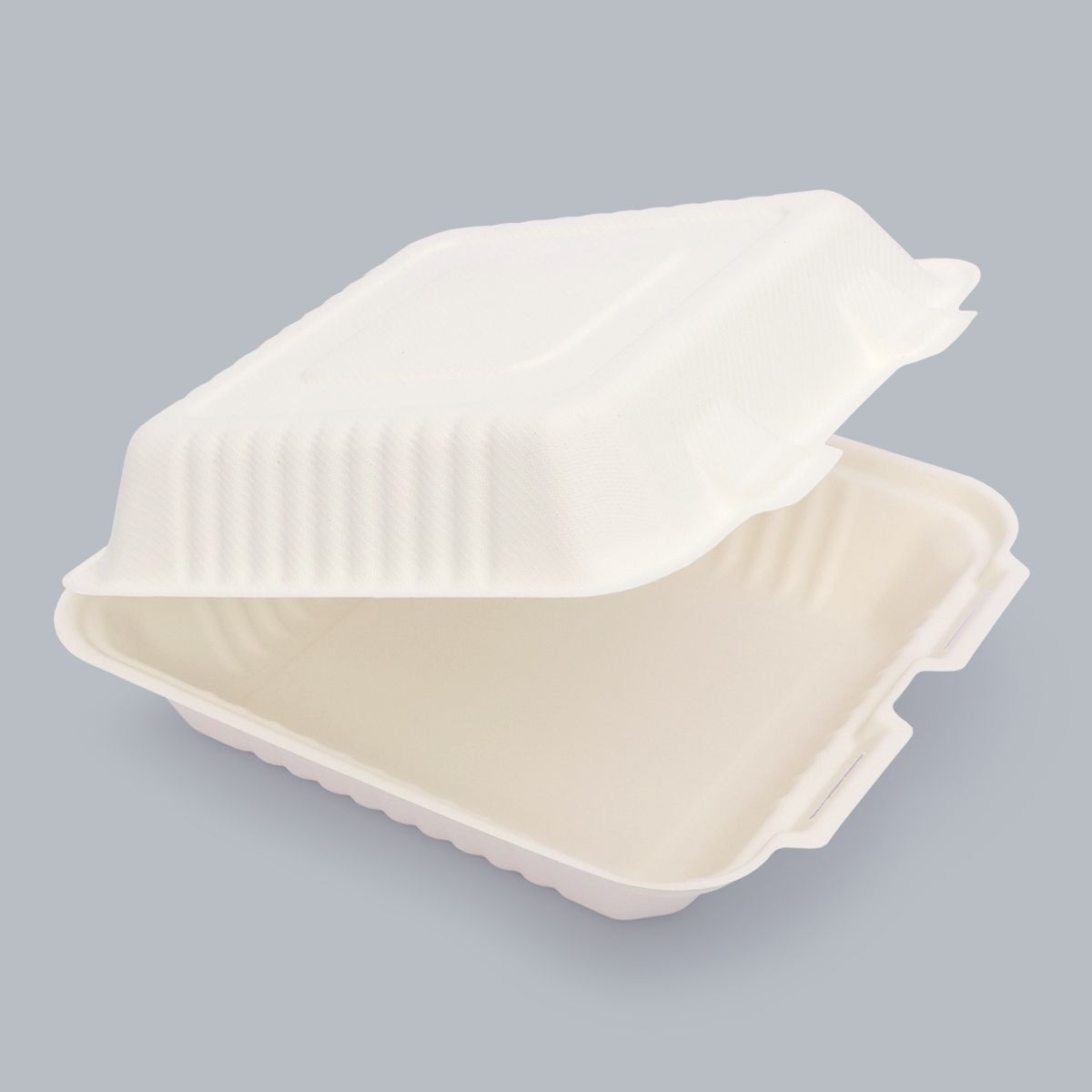 9inch Box Green Paper Products Disposable Eco-Friendly Food box Eco-Friendly Tableware Box with lid