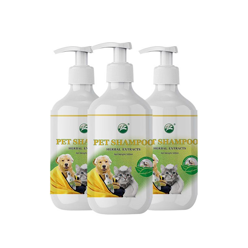 Wholesale Anti-fungal Medical Whitening Organic Herbal Pet Dog New Grooming Pet Shampoo