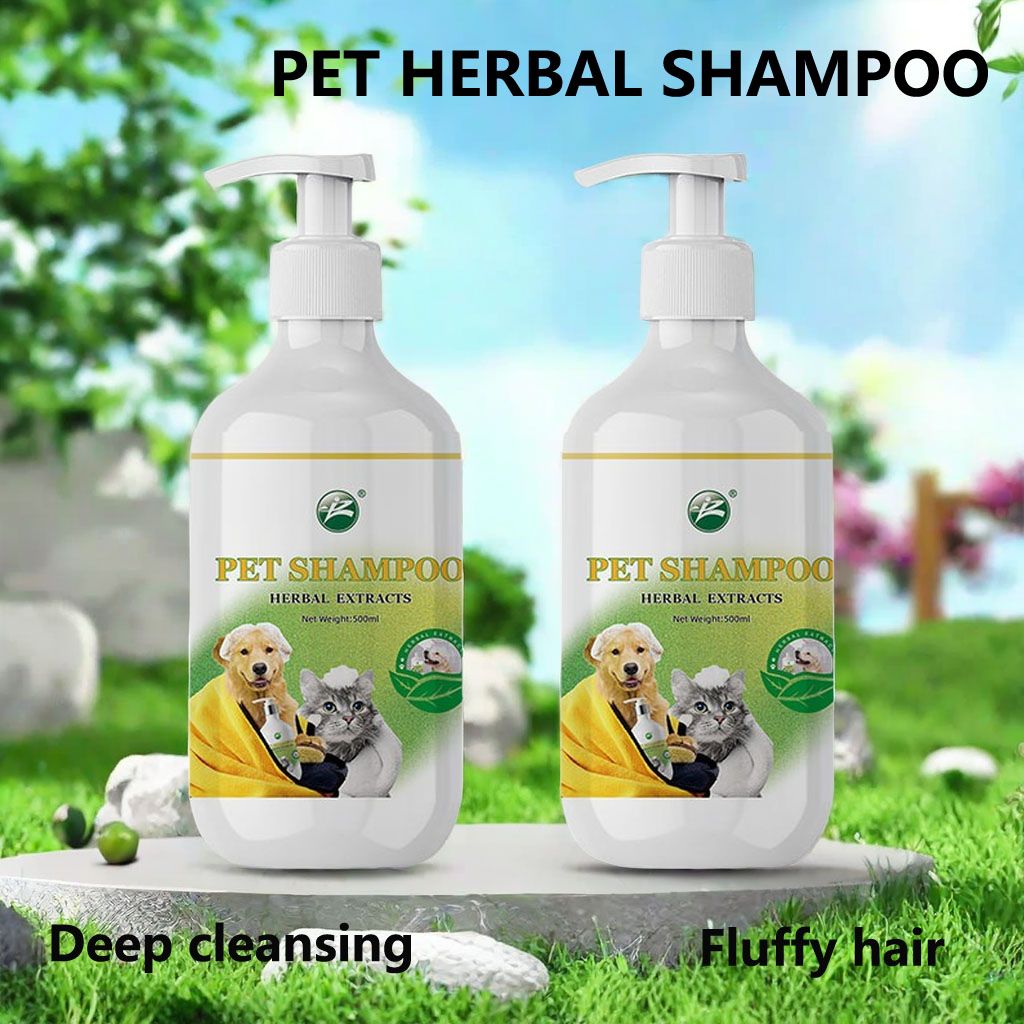 Wholesale Anti-fungal Medical Whitening Organic Herbal Pet Dog New Grooming Pet Shampoo