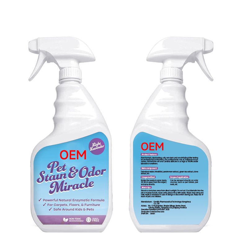 OEM pet stain&odor miracle light lavender scent 500ml