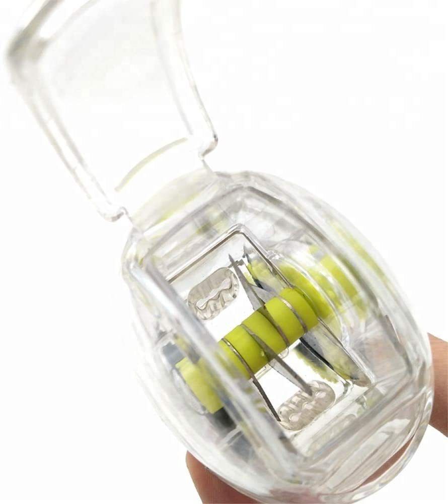 High Quality Rolling Garlic Chopper Press Cutter Clear Press