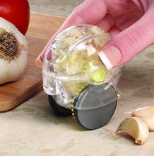 High Quality Rolling Garlic Chopper Press Cutter Clear Press