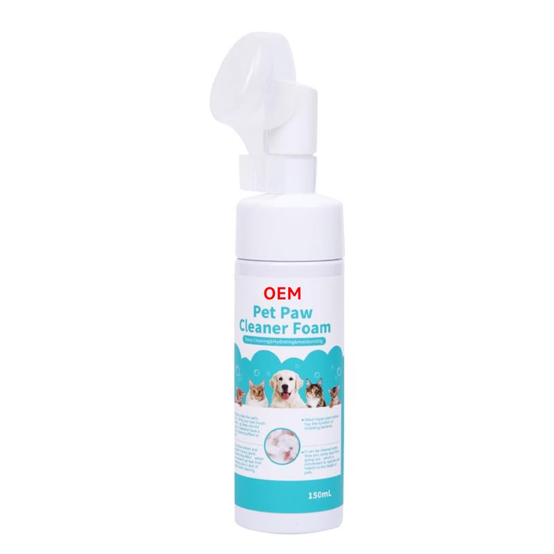 OEM pet paw cleaner foam 150ml