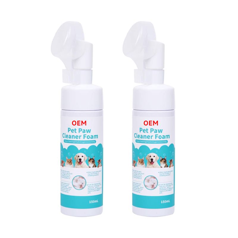 OEM pet paw cleaner foam 150ml