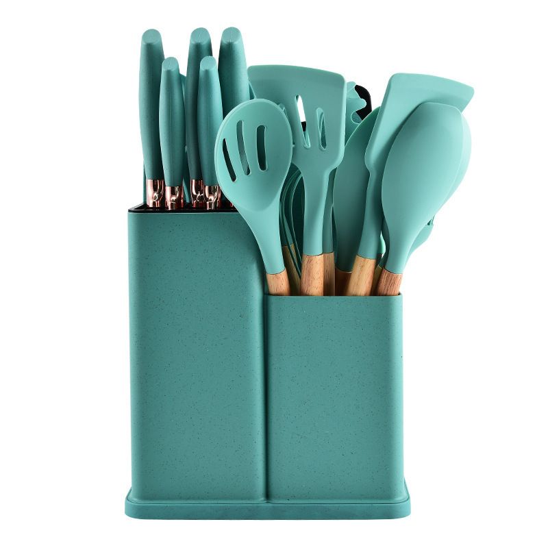 Kitchen Accessories Wooden Handle Spatula Kitchen Utensils Set