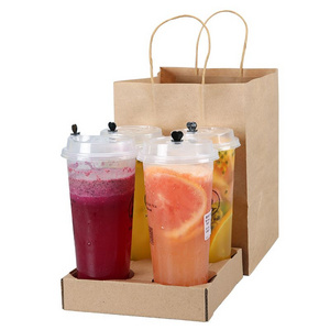 high quality custom logo printed Fruit-Juice Paper Bag