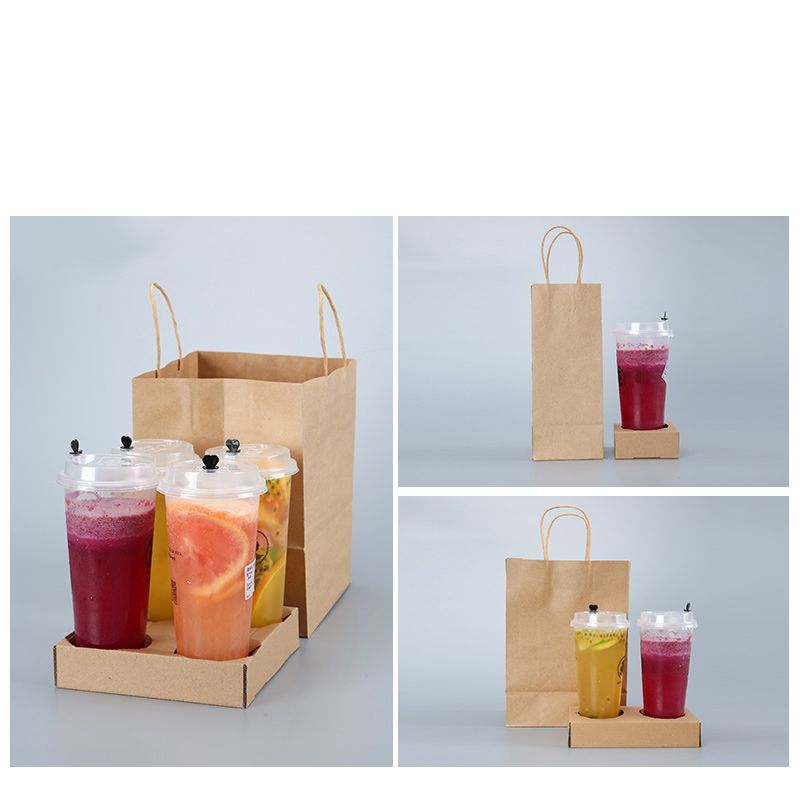 high quality custom logo printed Fruit-Juice Paper Bag