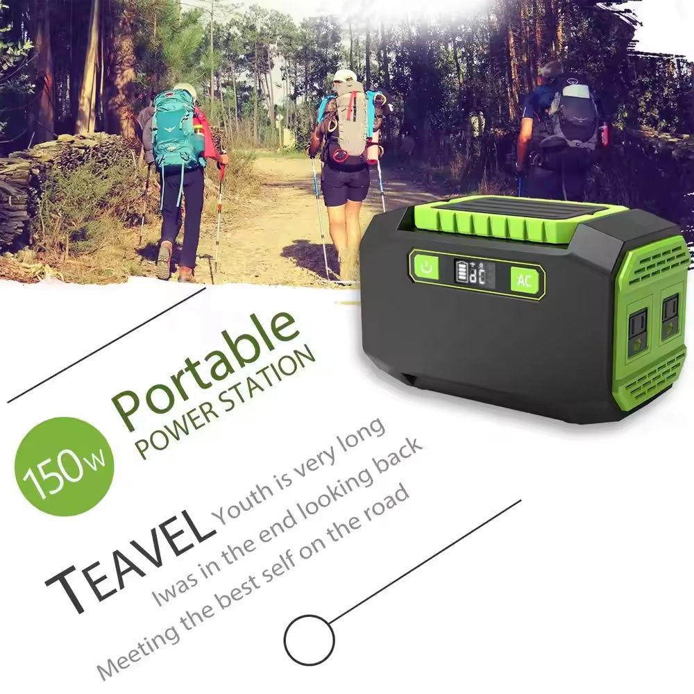 200W Large Capacity Power Pack 200W Portable Smart Solar Power Generator 110V 220V For Home Outdoor