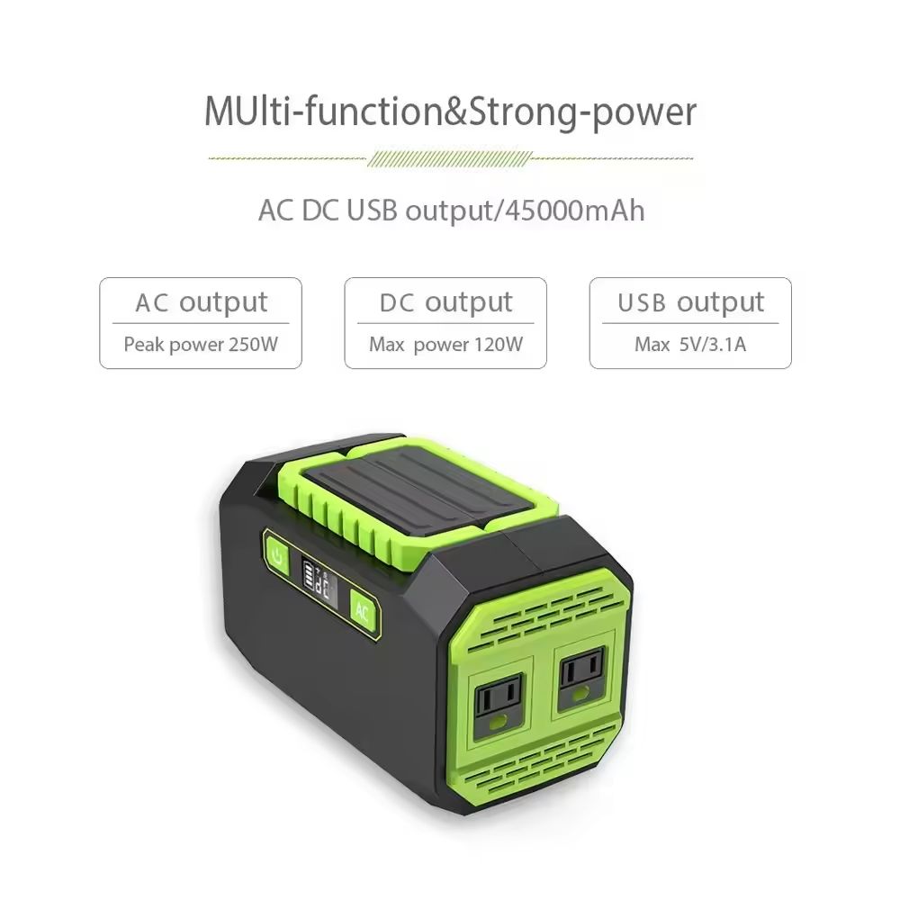 200W Large Capacity Power Pack 200W Portable Smart Solar Power Generator 110V 220V For Home Outdoor