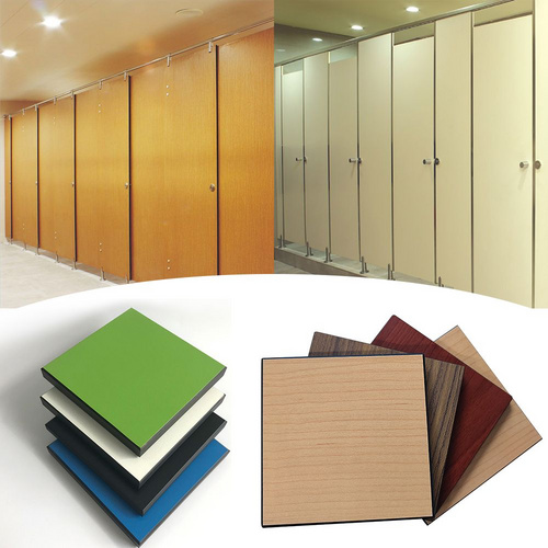 12mm HPL compact board for toilet cubicle partitions