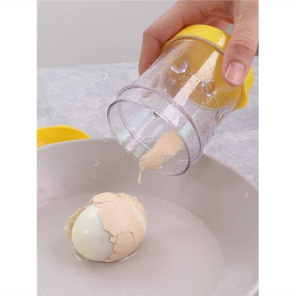 Kitchen Gadget Boiled Egg Shell Peeler Manual Shake Egg Up and Down Removal eggshell