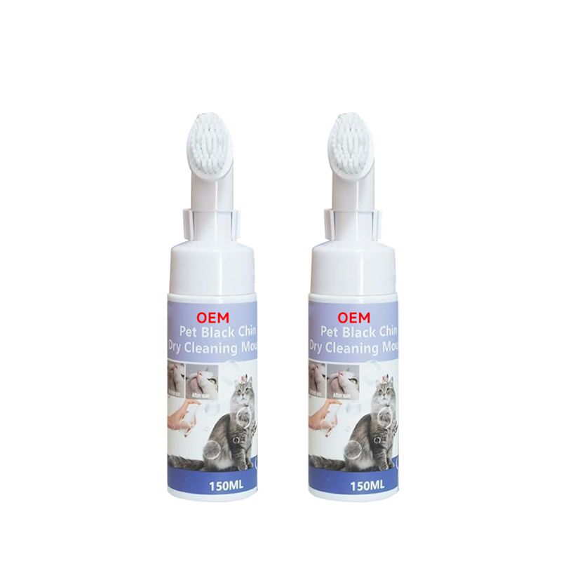 OEM pet black chin dry cleaning mousse 150ml