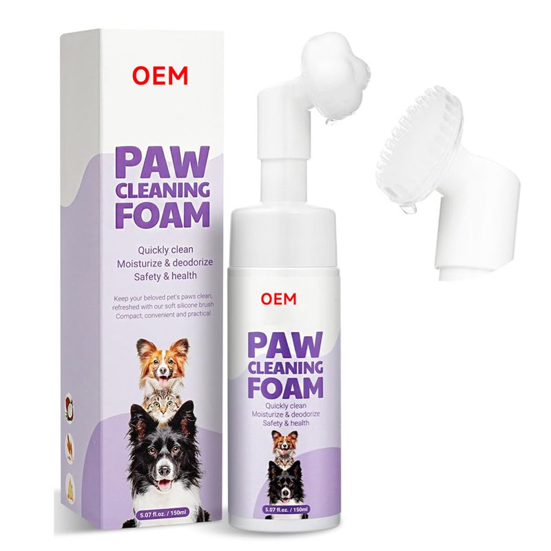 OEM pet paw cleaning foam 150ml