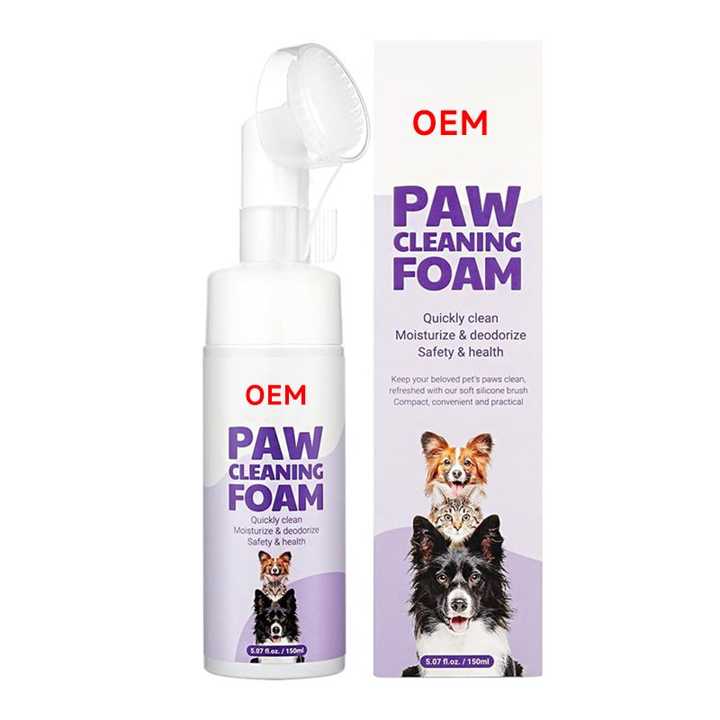 OEM pet paw cleaning foam 150ml