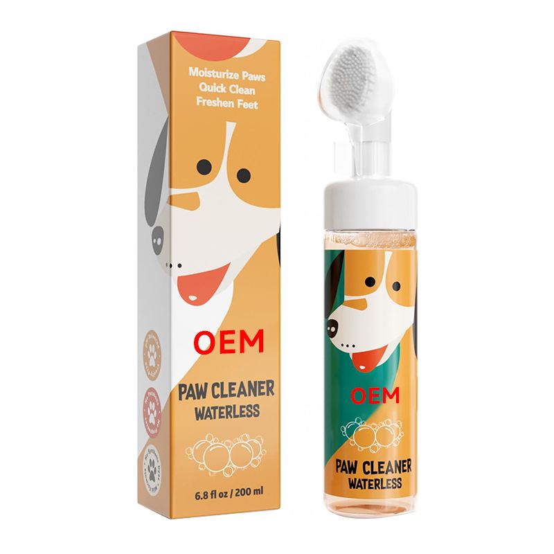 OEM pet paw cleaner waterless 200ml