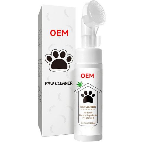 OEM pet paw cleaner no-rinse 200ml