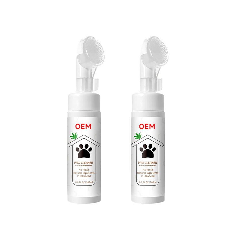 OEM pet paw cleaner no-rinse 200ml