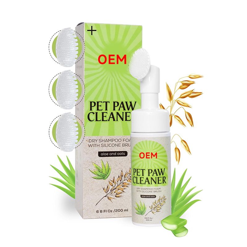 OEM pet paw cleaner- aloe and oats Formula 200ml