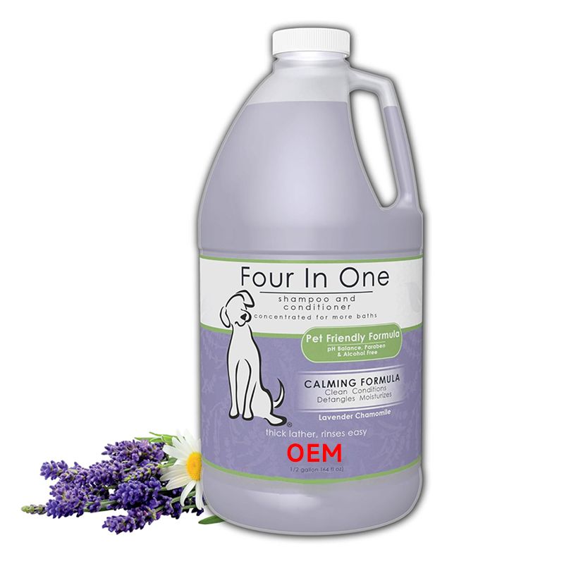 OEM pet four in one shampoo and conditioner 4L