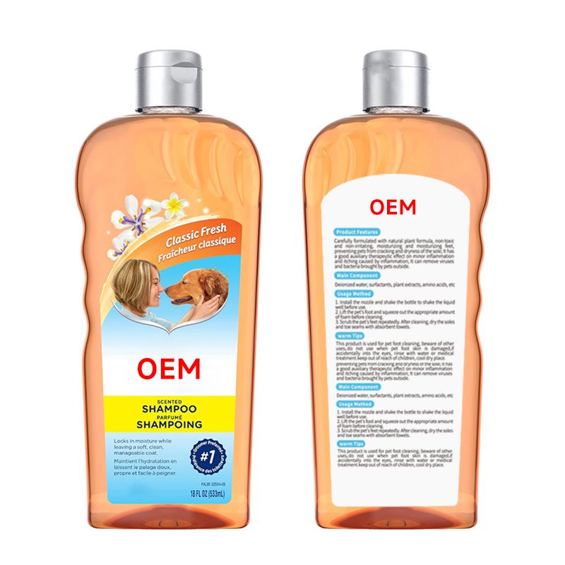 OEM Pet Scented Shampoo long lasting fresh scent 500ml