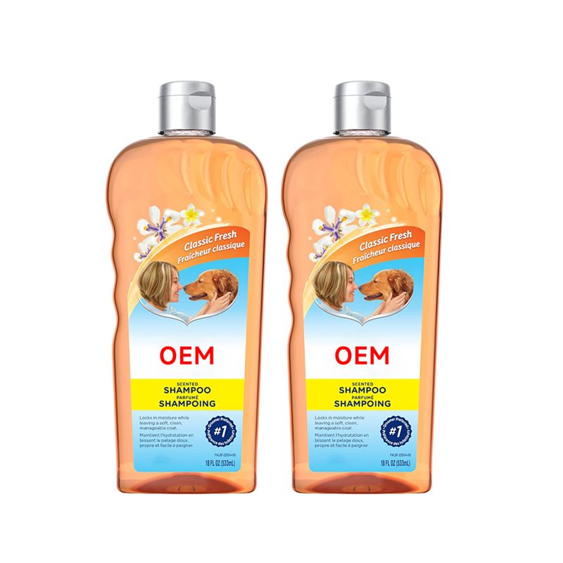 OEM Pet Scented Shampoo long lasting fresh scent 500ml