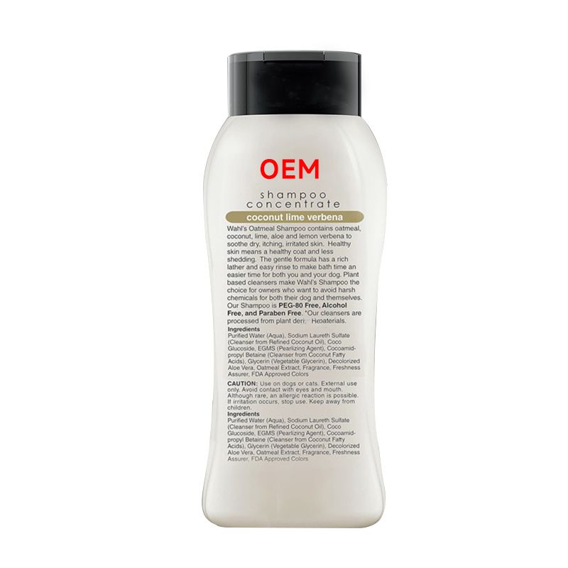 OEM pet shampoo oatmeal formula 500ml