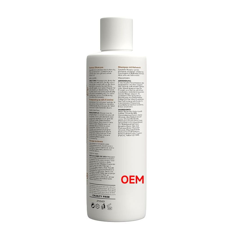 OEM oatmeal shampoo sensitive skin formulafor dogs & cats 500ml