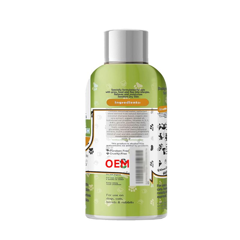 OEM oatmeal pet wash shampoo+conditioner 500ml