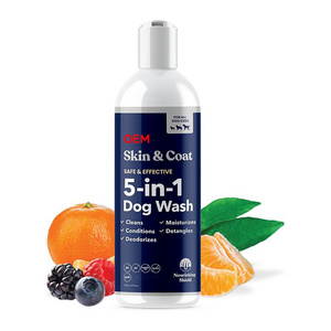 OEM safe&effective 5-in-1 dog wash pet shampoo 500ml