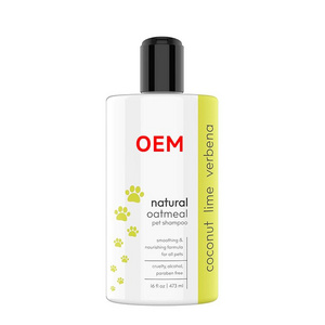 OEM natural oatmeal pet shampoo 500ml