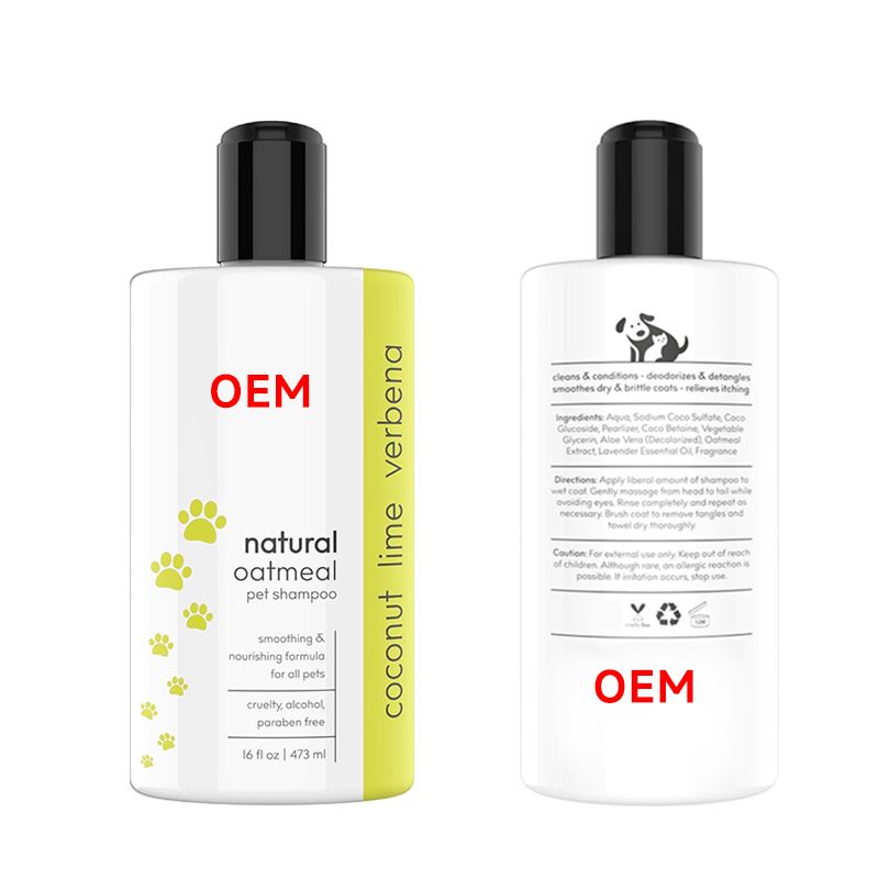 OEM natural oatmeal pet shampoo 500ml