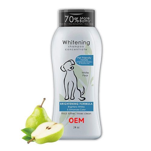 OEM pet whitening shampoo concentrate 500ml