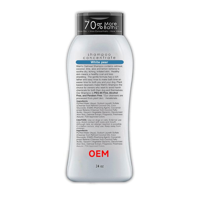 OEM pet whitening shampoo concentrate 500ml