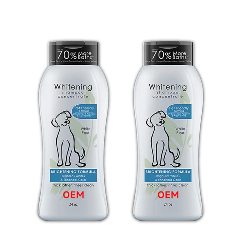 OEM pet whitening shampoo concentrate 500ml