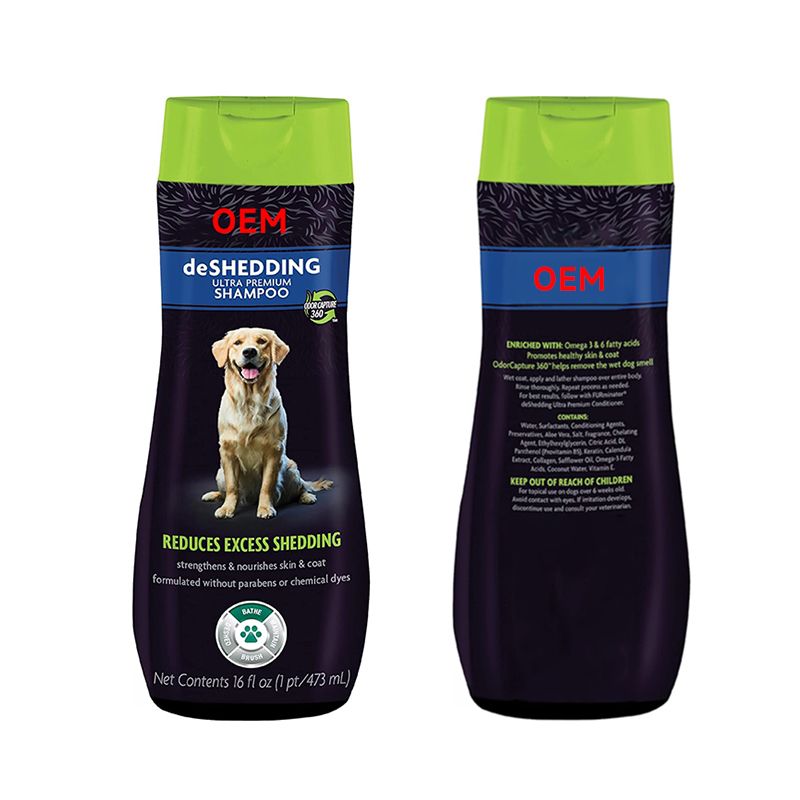 OEM deshedding ultra premium pet shampoo 500ml