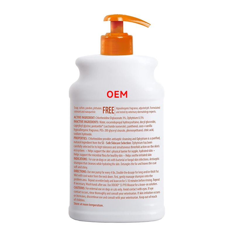 OEM pet shampoo-cleansing and hydrating 500ml