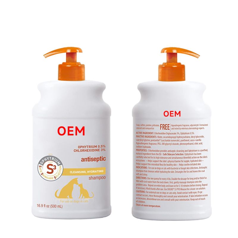 OEM pet shampoo-cleansing and hydrating 500ml