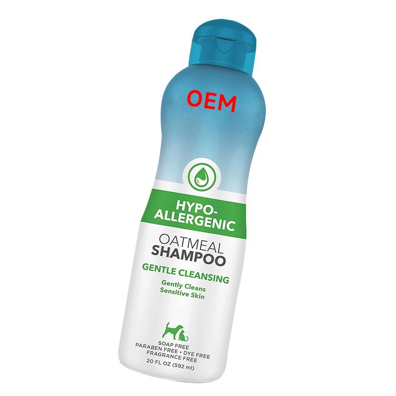 OEM hypoallergenic oatmeal shampoo for pet 592ml