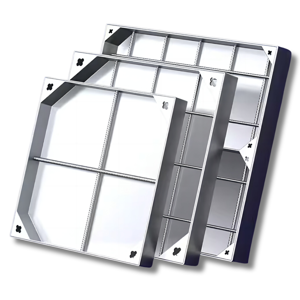 304 stainless steel invisible manhole cover Square sewer decorative manhole cover