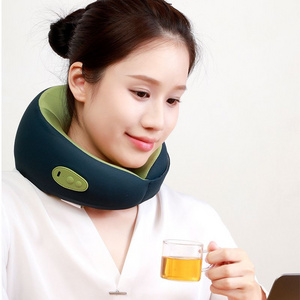 Electric U-Shaped Massage Pillow Neck Protector Portable Easy Operation