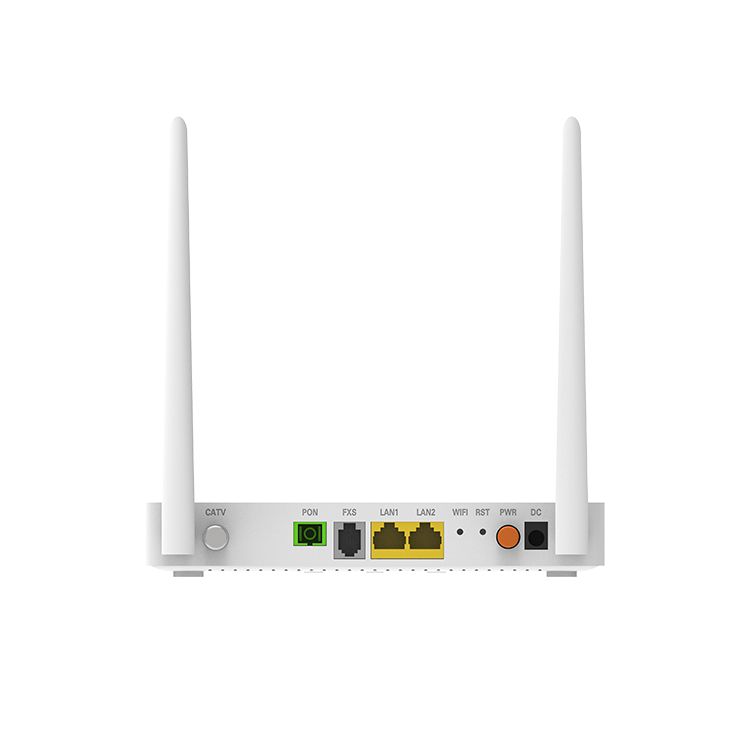 Latest Version High Quality ZX8112WT Wifi Onu Gpon Onu 1GE+1FE+ 1POTS+2.4GWiFi+1RF HGU terminal devices