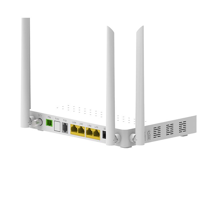 Popular Customized Dual Band Wifi Onu English Firmware with 4Ge+1Pots+2.4G & 5G Wifi+1RF ONU