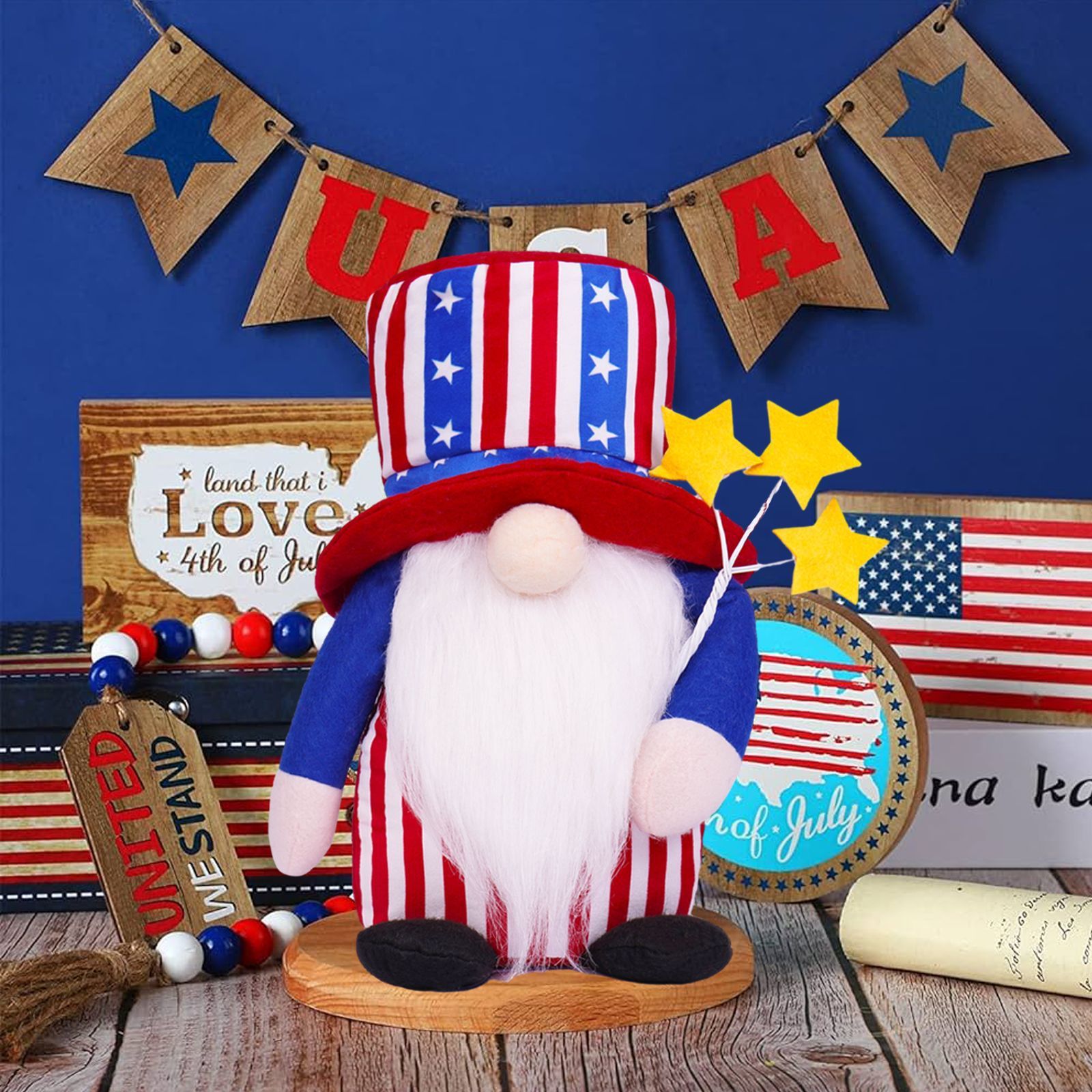 Holiday Home Decoration Products American Faceless Doll President Gnomes For Ornaments