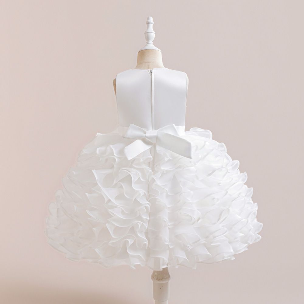 kids Dress Dress with Bow Cake Skirt Tulle Skirt, Perfect for Parties and Fashion Shows