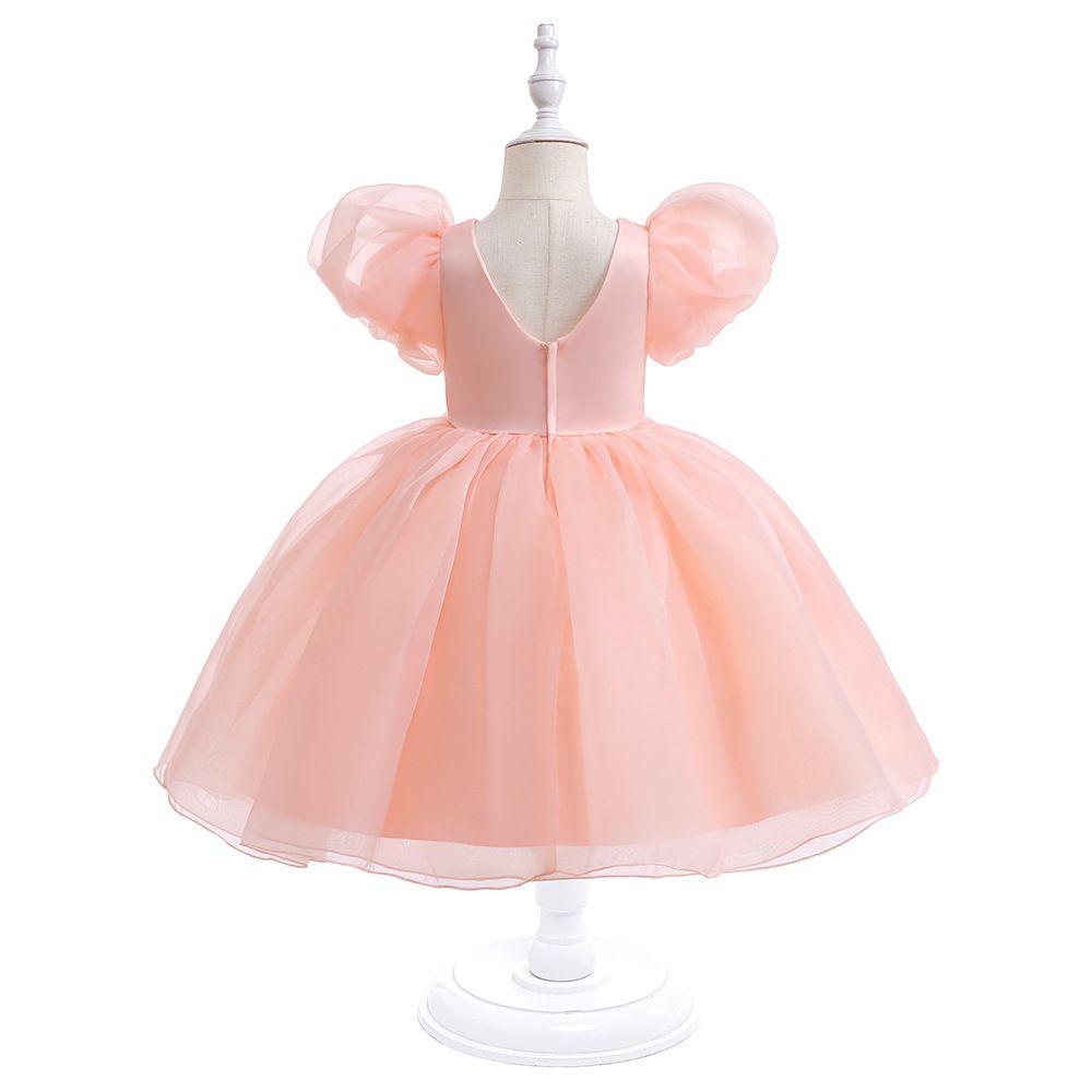 Luxury Princess Party Dress Backless Tulle Ball Gown, Ideal for Birthdays for Children's and Party Dress