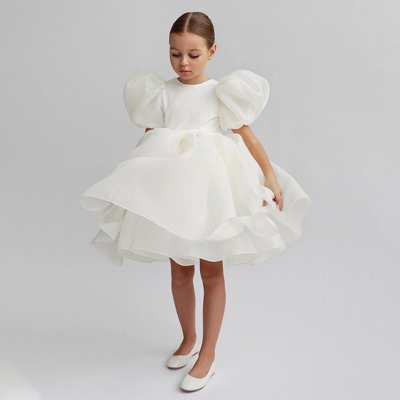 Luxury Princess Party Dress Backless Tulle Ball Gown, Ideal for Birthdays for Children's and Party Dress