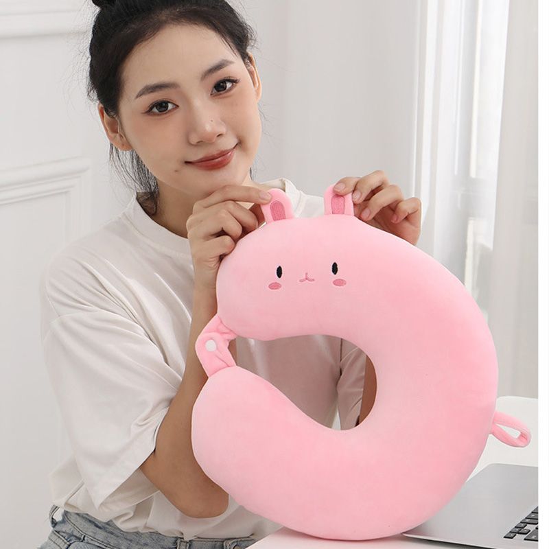 Cartoon Cute Pet U-Shaped Pillow Travel Portable Office Nap Wholesale