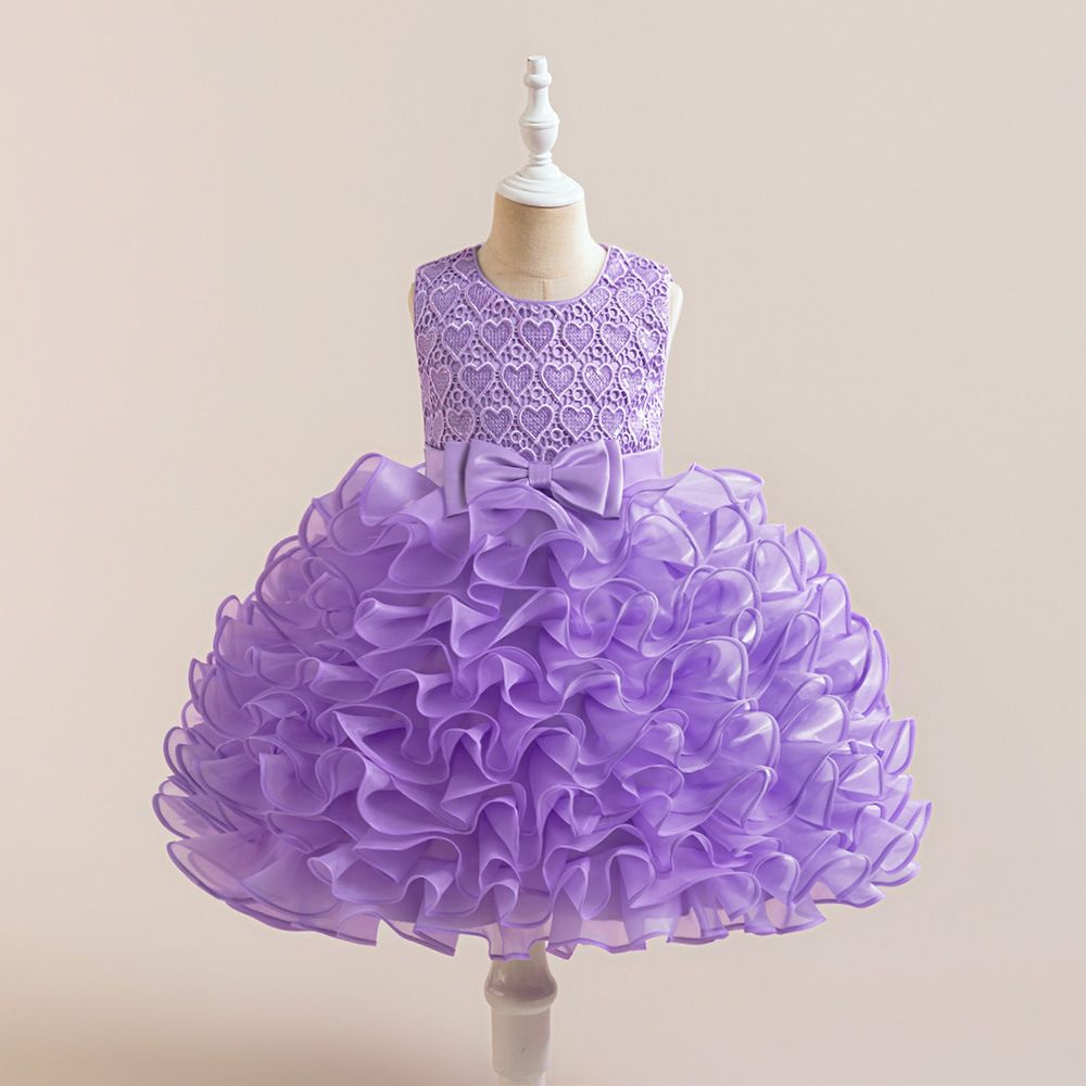 kids Dress Dress with Bow Cake Skirt Tulle Skirt, Perfect for Parties and Fashion Shows