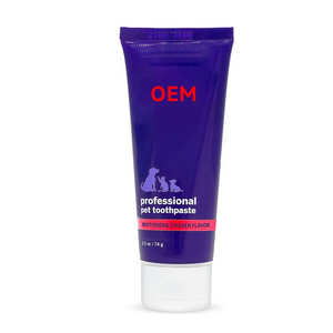 OEM professional pet toothpaste oral care 74g