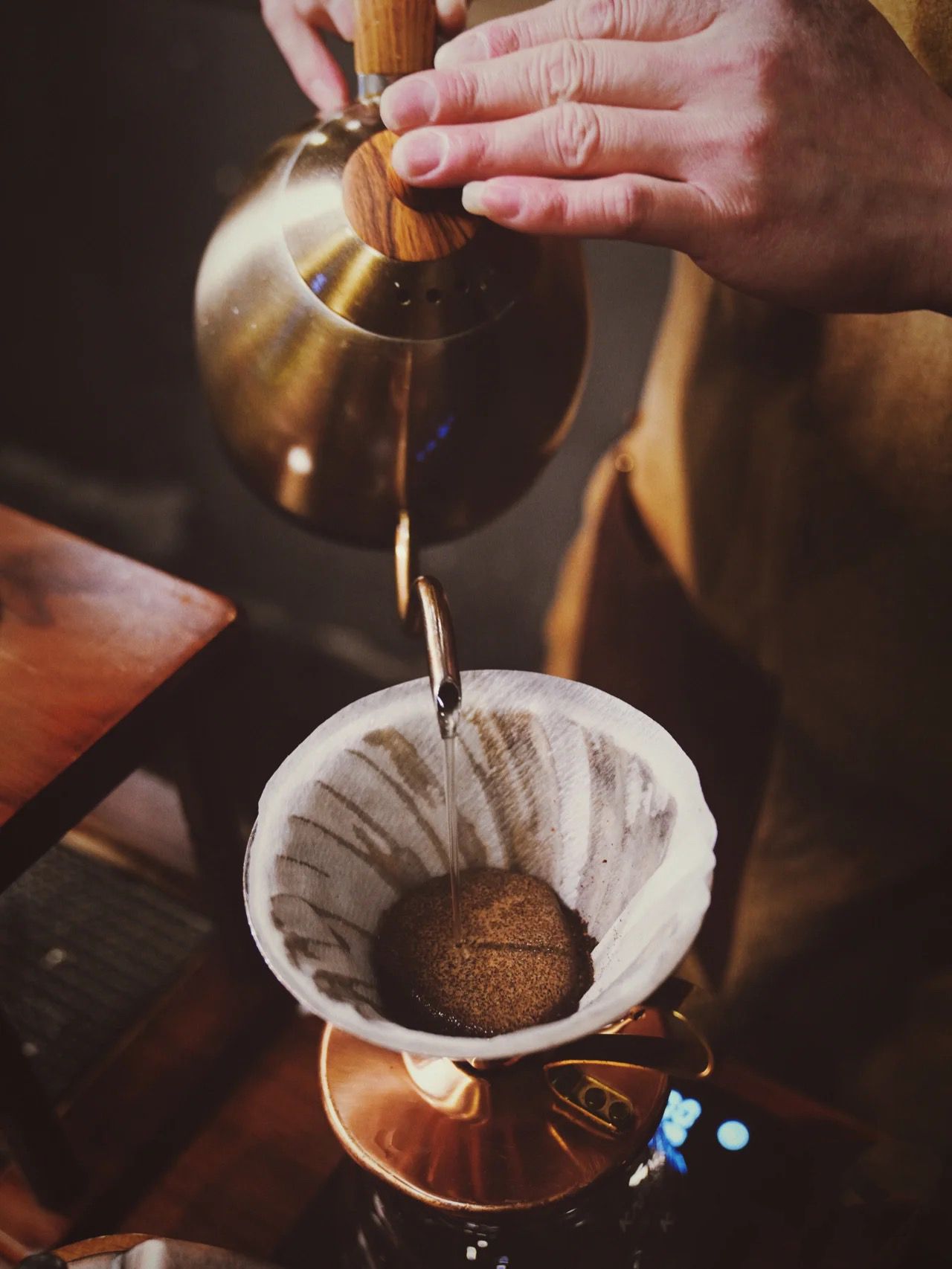 V-shaped fan shaped Coffee paper filter for manual brewers